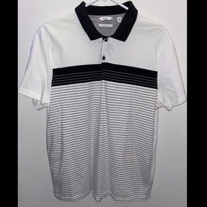 Men’s Calvin Klein Liquid Touch Striped Polo Shirt